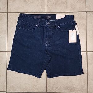 NYDJ Ella 14P Women's Denim Shorts With Lift X Tuck Technology